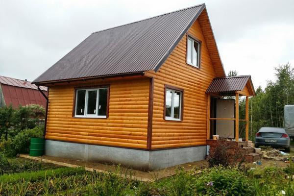 дом 6 на 6 метров с мансардой. - Уральская дача