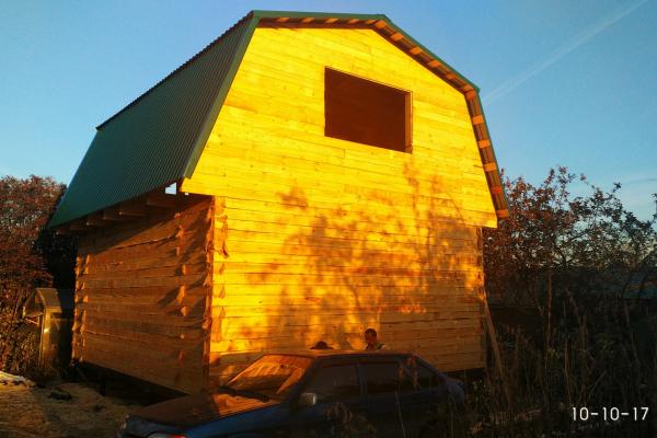 дом 6 на 7 метров. двухэтажный. под усадку. - Уральская дача