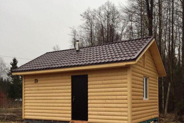 Баня каркасная под ключ для дачи 3 на 5 метров. - Уральская дача