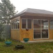 беседка 4х4 м. площадь 16м/кв. остекленая. - Уральская дача