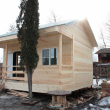 дом 4 на 6 метров. веранда 1.5 на 6 метров. - Уральская дача