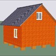 Дом 6х6 площадь 56м/кв. для сезонного проживания. - Уральская дача