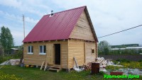 Брусовая баня дом 6х6 - цена - Уральская дача