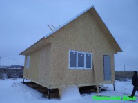 дом 6x6 с мансардой. площадь 60м/кв. веранда крытая12м/кв для постояного проживания. - Уральская дача