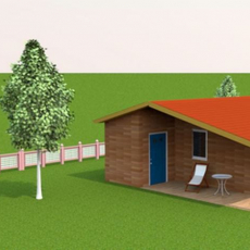 Дачный Дом 4х6 - Уральская дача