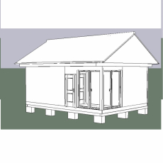 дом 5х7 м. круглогодичный. 28.09.2022г. - Уральская дача