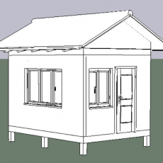 дом 3 на 4 метра - Уральская дача