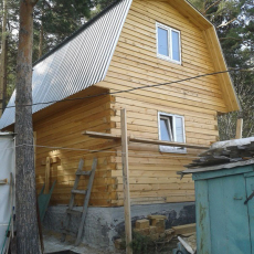 дом 4х6 двухэтажный. под усадку. - Уральская дача