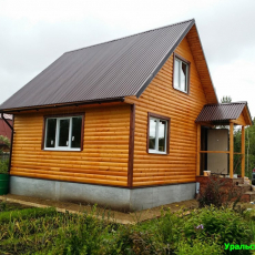 дом 6 на 6 метров с мансардой. - Уральская дача