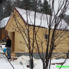 Баня каркасная под ключ 3 на 6 метров. - Уральская дача