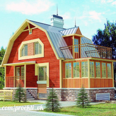 Каркасный дом "БРИЗ" 7х8 Дом для постоянного проживания. - Уральская дача