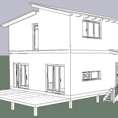 дом 7,5х8,5 - Уральская дача