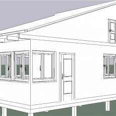 дом дачный 4х7,3 м. - Уральская дача