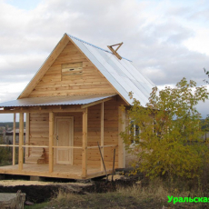 Дачный Дом 5x6. Под усадку. - Уральская дача