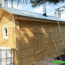 Баня под ключ 2.3 на 3.6 метров.  - Уральская дача