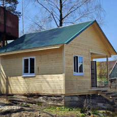 дом 6 на 6 метров. цена на 16.01.2025г.за базовую комплектацию. - Уральская дача