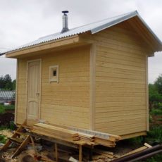 Баня каркасная под ключ 2,5 х 4 м. - Уральская дача