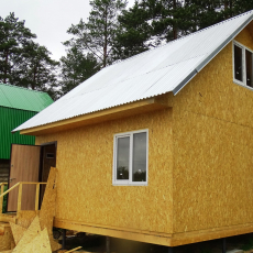 Каркасный дом 6 на 6 метров. площадь 56 м/кв. для сезонного проживания. - Уральская дача