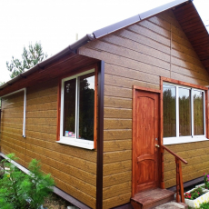 дом 4 на 6 метров. площадь 23м/кв. для круглогодичного проживания. - Уральская дача