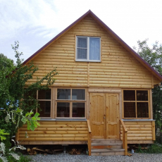 дом 4 на 6 метров. с верандой 2 на 6 метров. - Уральская дача