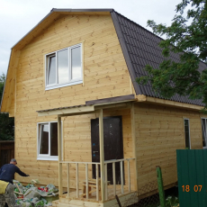 дом 6 на 8 метров. для постоянного проживания.  - Уральская дача