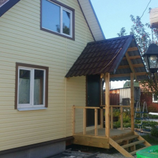 дом 6 на 6 метров, с мансардой. для круглогодичного проживания. - Уральская дача