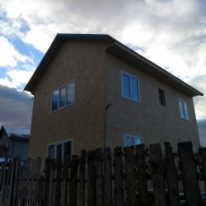 Каркасный дом 6 на 8 метров. Двухэтажный. Для постоянного проживания. - Уральская дача