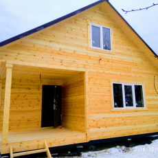 дом - баня 6 на 7 метров. - Уральская дача