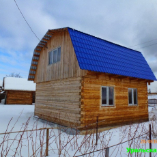 Дом 6х6 м. площадь 56м/кв. Под усадку. - Уральская дача