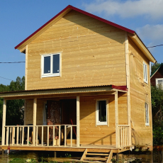 Каркасный дом 6 на 6 метров  цена на 19.11.2024 - Уральская дача