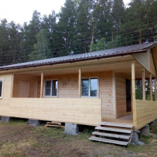 пристрой к дому 4х6 м. 06.08.2020г. - Уральская дача