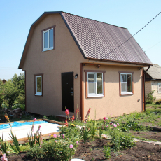 "РАДУГА" дом 6 х 6м. мансарда 3 х 6 м. цена на 20.11.2024г. на данную комплектацию. - Уральская дача