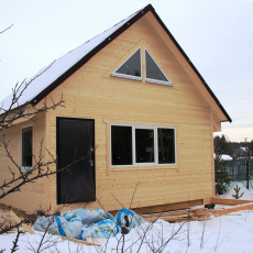 дом 6х6 м. цена на 13.06.2022г. на данную комплектацию. - Уральская дача