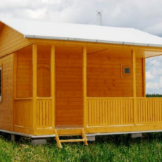 Баня каркасная 4х4м. - Уральская дача