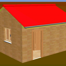 дом 3,7х5м. площадь 17м/кв. - Уральская дача