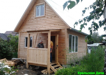 Дачный дом 5x5 под усадку. - Уральская дача