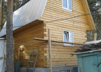 дом 4х6 двухэтажный. под усадку. - Уральская дача