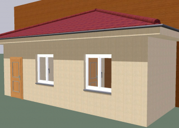 Пристрой  8х3м. - Уральская дача