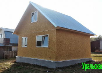 дом 6 на 6 метров. площадь 56м/кв.  - Уральская дача
