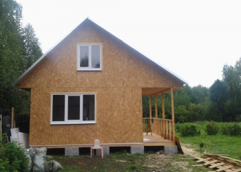 дом 5 на 5 метров, с верандой 1,5 на 5 метров. мансардный этаж. сезонное проживание. - Уральская дача