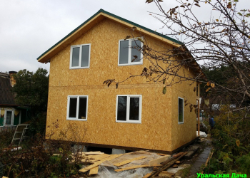 дом 6 на 6 метров, с верандой 1,5 на 6 метров. - Уральская дача