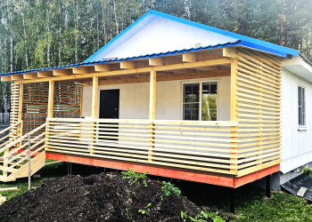 ВЕРАНДА 3 НА 8 МЕТРОВ. ДАТА СТРОИТЕЛЬСТВА 08.09.2024 Г. - Уральская дача