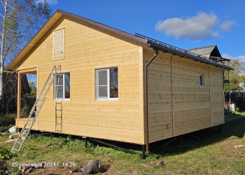 дом 6х8 с верандой 2х8 м. цена на базовую комплектацию. 18.12.2024 - Уральская дача