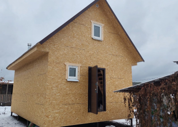 дом 5 на 7 метров. с мансардой 3 на 7 метров. - Уральская дача