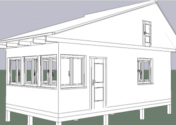 дом дачный 4х7,3 м. - Уральская дача