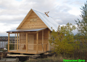 Дачный Дом 5x6. Под усадку. - Уральская дача