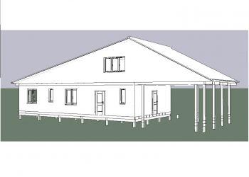 дом 7 х 13 м. постояное проживание. 28.09.2022 - Уральская дача