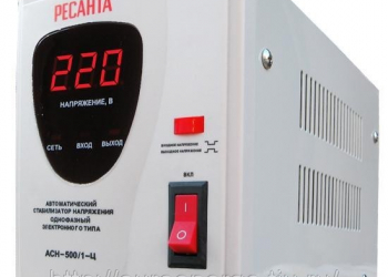 Установка стабилизатора напряжения - Уральская дача