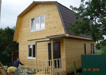 дом 6 на 8 метров. для постоянного проживания.  - Уральская дача