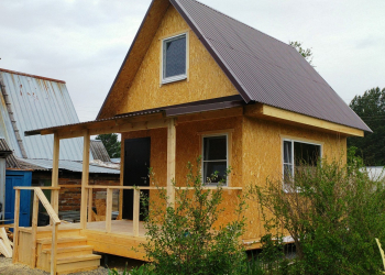 дом 4 на 5 м и верандой 1,5 на 4 м  - Уральская дача